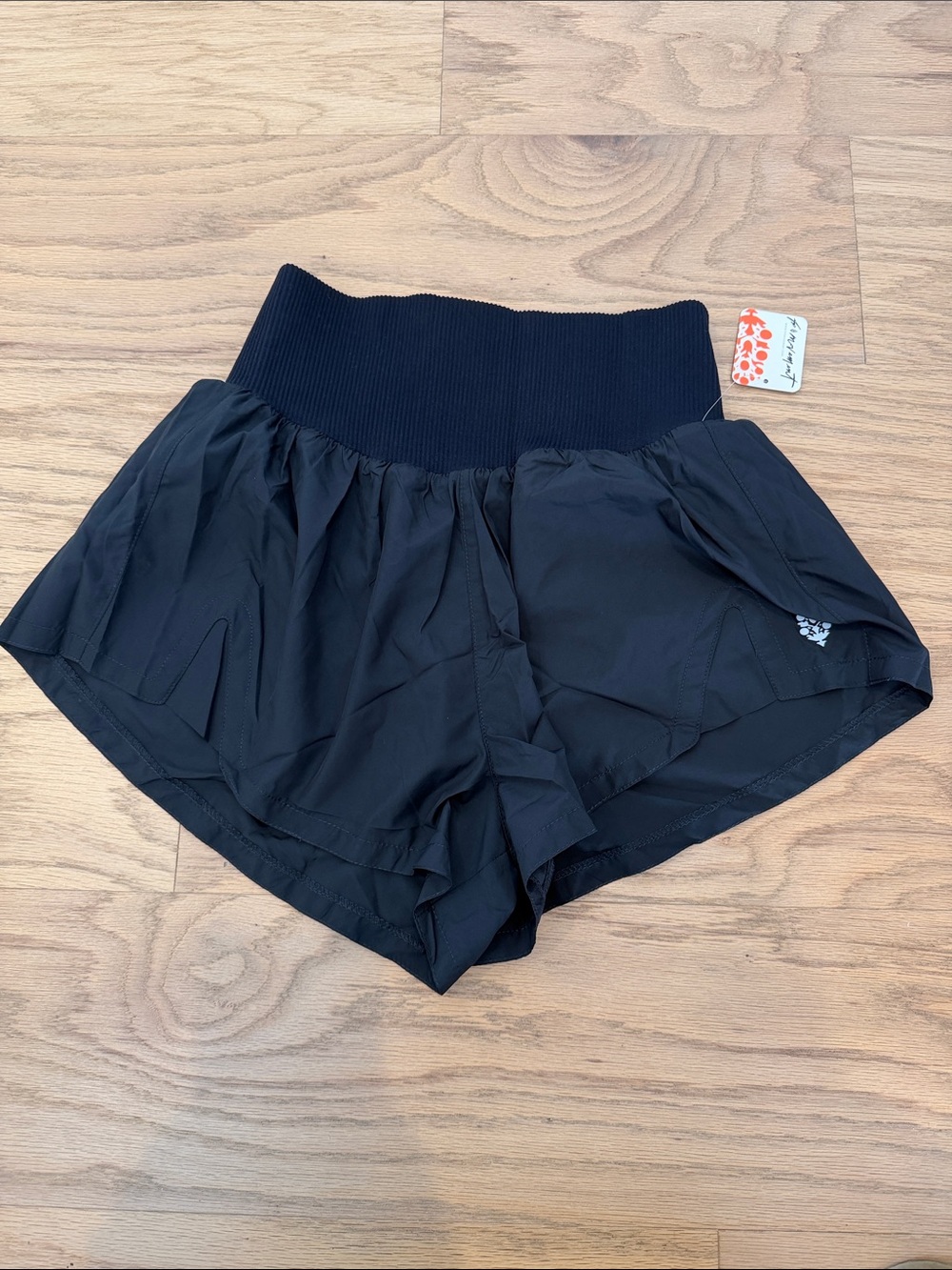 FP Movement by Free People Black High-Waist Carpe Diem Athletic Shorts NWT